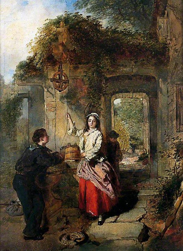 Courting At The Well by Daniel Pasmore